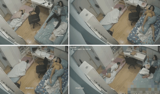 ❤️【破解摄像头】❤️眼镜学生妹每晚睡觉都抠逼自慰！【2.52G】